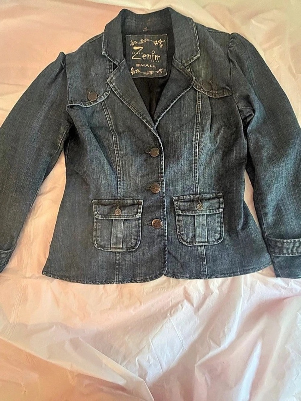 Zenim Denim Zenim Denim Jacket in Blue Small Like New